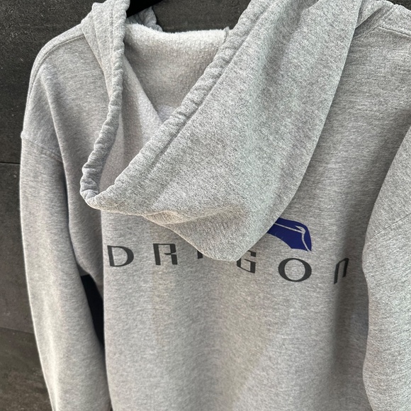 Space X Dragon Gray Zip Up Hoodie Size M - Picture 9 of 9